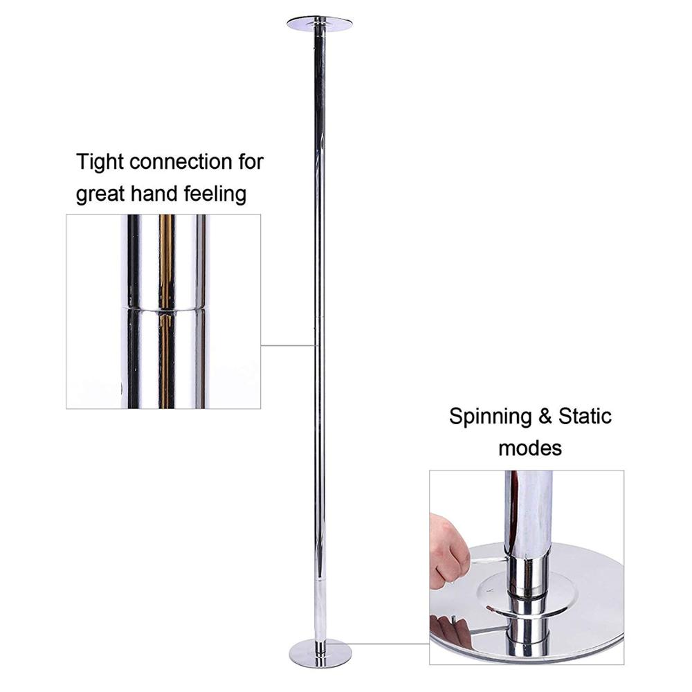 Профессиональная обновленная портативная танцевальная палка 45 мм фитнес-Упражнение спин и статическая танцевальная палка для упражнений, вечеринок, домашнего спортзала