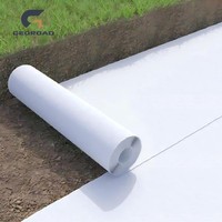 Tissu géotextile non tissé en fibres courtes de polypropylène (PP) pour la construction routière, ferroviaire, le drainage et la filtration