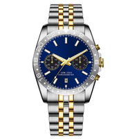 Montre automatique de plongée de haute qualité avec logo personnalisé, mouvement de montre automatique, matériau en acier inoxydable étanche, montres mécaniques pour hommes