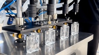 Machine de remplissage de liquide de parfum semi-automatique Ligne de production de bouteilles et flacons en verre pour équipement de fabrication d'eau