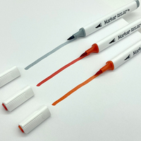 Fabricant de stylo marqueur pinceau acrylique personnalisé encre à base d'eau pinceau en nylon souple stylo marqueur peinture acrylique pour enfants bricolage