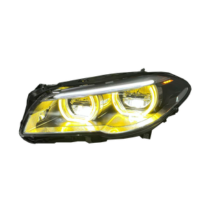 Accesorios para Automóviles SJC para Serie 5 F18, Faros Delanteros LED Mejorados, Conjunto de Luces DRL de Doble Color Amarillo y Blanco, Faros Delanteros LED para F - Product Image 3
