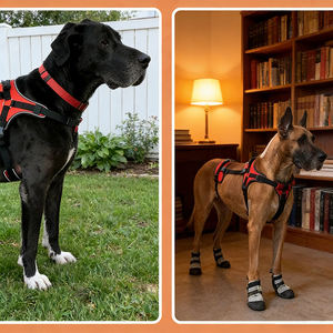 Arnés de elevación para perros con asas para lesiones de LCA, perros discapacitados o mayores, ayuda para caminar, chaleco de elevación ajustable para mascotas - Product Image 6