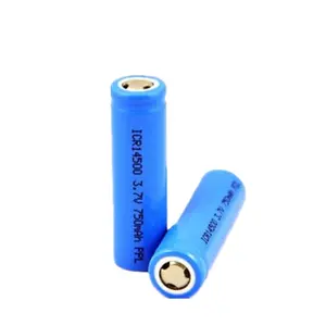 3.7 V 750 mAh ICR14500 Li-Ion Sạc Pin Hình Trụ icr 14500