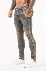 <span class=keywords><strong>Jeans</strong></span> da uomo di alta qualità <span class=keywords><strong>Skinny</strong></span> <span class=keywords><strong>Fit</strong></span> Slim <span class=keywords><strong>Fit</strong></span> Slim <span class=keywords><strong>Fit</strong></span> alla moda pantaloni bicolore <span class=keywords><strong>Jeans</strong></span> <span class=keywords><strong>Jeans</strong></span> personalizzati per uomo - Product Image 2
