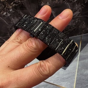 Reloj Deportivo de Lujo Automático Mecánico con Diamantes para Hombre y Mujer, Alta Calidad, VVS Moissanite, Acero Inoxidable, 25mm de Ancho, Corona Eta - Product Image 3