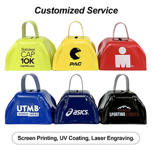 Campana Metálica IDEA GIFT con Logotipo Personalizado, Campanas de Animación para Estadios, Eventos Deportivos, Artesanía Metálica Promocional - Product Image 6