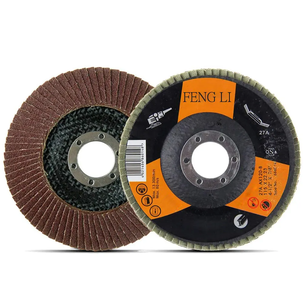 Designed for use on rust  paint  steel  and non-ferrous metals Flap Disc Sanding Grinding Wheel 10 Pack  40 Grit 