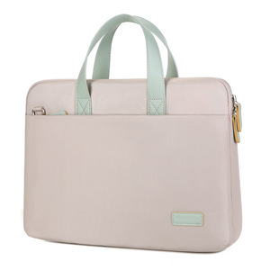 Maletín para Portátil con Cojín de Aire, Impermeable, para Mujeres y Hombres, de Negocios, Color Sólido, para Oficina y Viajes, con Impresión de Logotipo Personalizado - Product Image 1