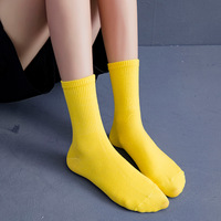 Chaussettes de sport en coton blanc et noir personnalisées pour hommes, avec logo, marque privée, séchage rapide, pour enfants