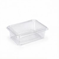 Transparante blisterverpakking van PET, voedselveilig, voor fruit, groenten, sla, wegwerpbaar plastic verpakking
