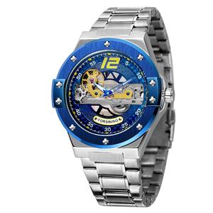 Forsining diseño hombre regalo perspectiva transparente relojes de pulsera de lujo transparente Fly mecánico esqueleto automático hombres reloj - Product Image 2