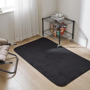 Chariot de <span class=keywords><strong>cuisine</strong></span> mobile à 2 niveaux en fil métallique noir, support pour mini-réfrigérateur, étagère pour four à micro-ondes, chariot de rangement en fil métallique pour dortoir ou petite <span class=keywords><strong>cuisine</strong></span> - Product Image 5