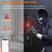 Cerradura de Puerta con Huella Dactilar, Candado Digital con Bluetooth, Cerradura Inteligente para Hotel con Wifi y Cámara
