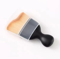Vente en gros AMARE plastique noir sortie d'air de voiture lavage intérieur doux détaillant vague courbe brosse pour lavage de voiture