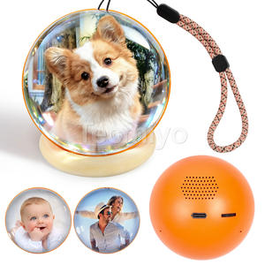 Video kristal top Wifi 3d Video Daiy Led ekran ve hoparlör ile özelleştirilmiş Video kristal top bellek kristal küre - Product Image 2