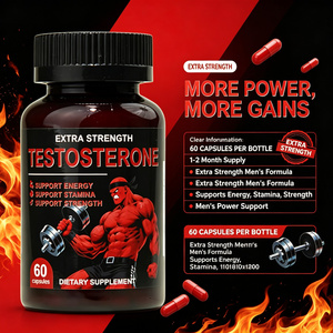 LuvVita Capsules pour Adultes Brûle-Graisse, Amincissant le Ventre, Énergie, Endurance, Force, 60 Comprimés pour la Santé des Hommes - Product Image 5