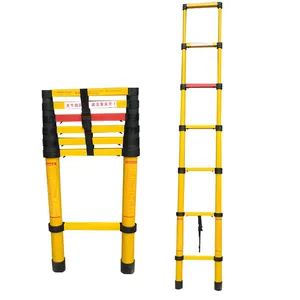 BTYGT Load 150KG 220KV FRP Epoxy Resin Telescopic Insulated Rod Ladder