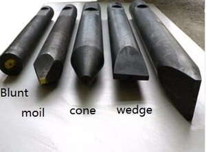 Excavator Blunt Wedge Diamond <strong>Point</strong> Jack Hammer <strong>Moil</strong> <strong>Rock</strong> <strong>Breaker</strong> <strong>Chisel</strong> Hydraulic <strong>Point</strong> <strong>Rock</strong> <strong>Breaker</strong> Excavator <strong>Chisel</strong> 120mm Dia - Product Image 2