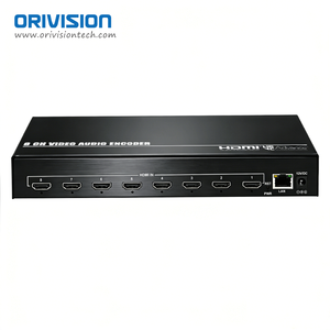 Encodeur vidéo HDMI 1U 8 canaux <span class=keywords><strong>IPTV</strong></span> 1080P H.265 H.264 SRT pour diffusion en direct/éducation - Product Image 1