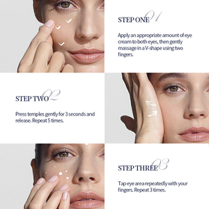 Crème Contour des <span class=keywords><strong>Yeux</strong></span> à l'Acide Hyaluronique Sodium Hyaluronate <span class=keywords><strong>Huile</strong></span> <span class=keywords><strong>d</strong></span>'<span class=keywords><strong>Olive</strong></span> Hydratant Raffermissant Fine Line Smoothing Under Eye Care Cream - Product Image 4