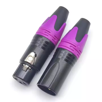Câble de microphone S.Wieler en cuivre OFC, connecteur audio, génération DMX Cannon-M femelle, connecteurs XLR 3 broches de génération