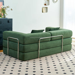 Wholesale Living Room Furniture Loveseat Compact Corduroy <strong>Cord</strong> Compressed <strong>Sofa</strong> Bed Modern Vacuum Compressed <strong>Sofa</strong> - Product Image 1