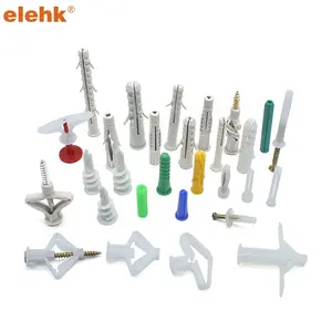 Elehk Oco Wall Plug Âncoras De Parede Oca Âncora De Plástico M6 Plugue De Parede De Plástico Âncora De Expansão De Plástico