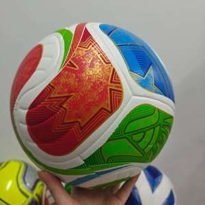 Ballon de football promotionnel de haute qualité en PU 5, logo personnalisable, durable, pour matchs de football - Product Image 4