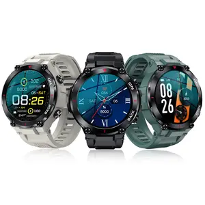 2024 açık GPS spor akıllı saat HY937 su geçirmez 480mAh pil yuvarlak ekran tracker montre connecte Android erkekler Smartwatch