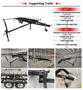 Maison modulaire en conteneur extensible Prix 20 pieds 40 pieds Maisons préfabriquées pliantes Maison préfabriquée de luxe à vendre - Product Image 6
