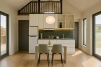 Panneau sandwich EPS, maison de vacances préfabriquée, maison modulaire, suite de jardin, villa, cabane, maisons préfabriquées, cabanes