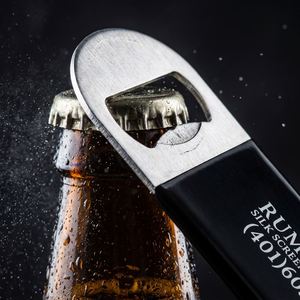 Destapador de Botellas de Cerveza Metálico Promocional con Logotipo Personalizado, Destapador de Acero Inoxidable Tipo Cuchilla Plana para Regalo en Bares y Clubs - Product Image 3
