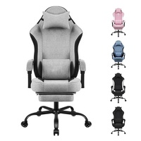 Offre Spéciale tissu Ddp prix gris zéro gravité Cyber adultes 360 pivotant café Sedia De Gaming chaise de jeu ergonomique à bascule en vente