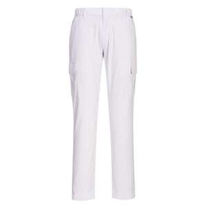 PORTWEST - S231WHR38 Stretch slim <b>Combat</b> <b>white</b> <b>trouser</b> - EAN 5036108363391 WORK <b>TROUSERS</b> CARGO WORK <b>TROUSERS</b> - Product Image 1