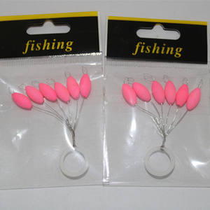 Flotteurs de bouée de pêche en polystyrène ovale rose - Product Image 4