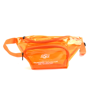 2023 Candy Transparent Waist Jelly Bag logo Personalized PVC Transparent Impermeable Bag Sports Bag