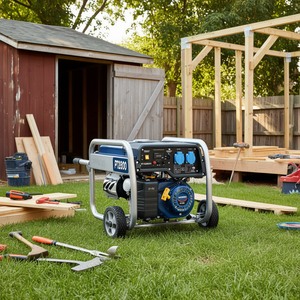 Hyundai Pt2500 2.8Kw 196Cc Gas Powered Generator Portable With Wheels And Handle - Product Image 3