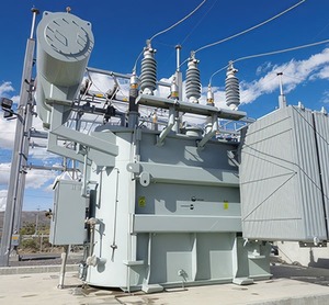 Transformateur de puissance triphasé 50/60Hz avec entrée 35kV/11kV et sortie 66kV, bobine ronde à deux enroulements pour système de distribution d'énergie - Product Image 1