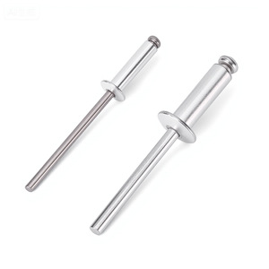 หมุดย้ำอลูมิเนียมหัวกลมพร้อมแหวนรอง เกรด B สำหรับอุตสาหกรรมก่อสร้าง - Product Image 1