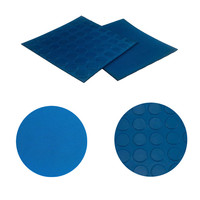 Outdoor Anti Slip Round Dot Garage Gummi Münz matte Blatt Bodenbelag Rollen Matte
