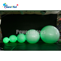 2025 Offre Spéciale LED boule gonflable événement unique décoration éclairage ballon pour noël Halloween et pâques