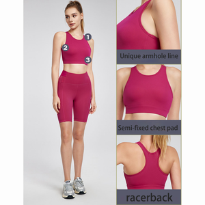 Sujetadores deportivos UPF 50 + de último diseño, almohadilla semifija para el pecho, sujetador inalámbrico suave y fresco con sensación desnuda para mujer, deporte, Yoga, gimnasio, Fitness - Product Image 5