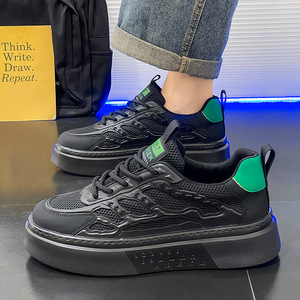 Nouvelles chaussures de sport décontractées pour hommes, chaussures de course d'extérieur de haute qualité, à lacets, respirantes, antidérapantes, élégantes, tendance, unisexes, à tige haute, en mesh - Product Image 4