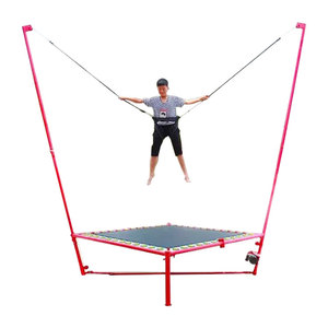 Moetry Single Bungee Trampoline Cama <span class=keywords><strong>de</strong></span> salto para niños al aire libre con cinturón <span class=keywords><strong>de</strong></span> seguridad para <span class=keywords><strong>Parque</strong></span> <span class=keywords><strong>de</strong></span> Atracciones <span class=keywords><strong>Alquiler</strong></span> <span class=keywords><strong>de</strong></span> equipos <span class=keywords><strong>de</strong></span> juegos - Product Image 3