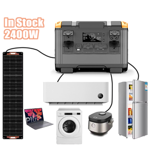 สถานีพลังงานแสงอาทิตย์แบบพกพา 2400W สำหรับการตั้งแคมป์ ระบบประหยัดพลังงาน ไฟฉาย โซลาร์ลิเธียมไอออน MPPT สำหรับใช้ในรถยนต์ - Product Image 6