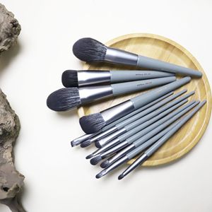 Cangzhou Makeup Brush Set 12 Piece Synthetic Hair Wooden Handle <b>Foundation</b> Application Tools - Product Image 4