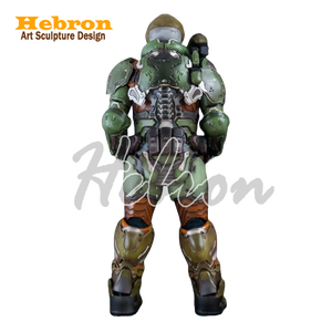 ชุดคอสเพลย์ตัวละครเกม Doom Slayer แบบปรับแต่งได้ ชุดสะสมส่วนตัวครบชุด สำหรับการแสดงบทบาทสมมติ งานอีเว้นท์ การแสดง สำหรับผู้ใหญ่ ทั้งชายและหญิง - Product Image 4