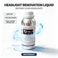 Kit Cairan Restorasi Lampu Mobil Tahan Lama 800ml Kejernihan Permanen & Perlindungan UV Produsen Cina