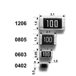 Résistance à puce à film épais <span class=keywords><strong>SMD</strong></span> R001 R007 R010 R018 R025 1% 1k 10k 100k 2.2 Ohm <span class=keywords><strong>470</strong></span> Ohms 0201 1206 0805 0603 Kit de résistances <span class=keywords><strong>SMD</strong></span> - Product Image 3
